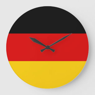 Germany Flag Large Clock