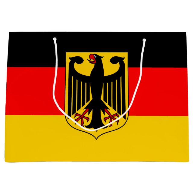 Germany Flag Large Gift Bag (Front)