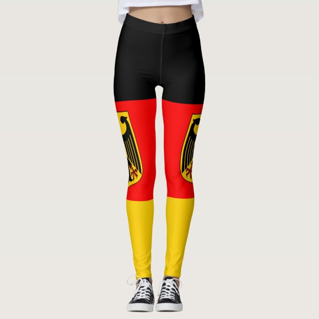 Germany Flag Leggings (Front)