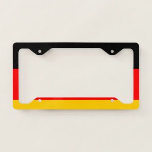 Germany flag licence plate frame