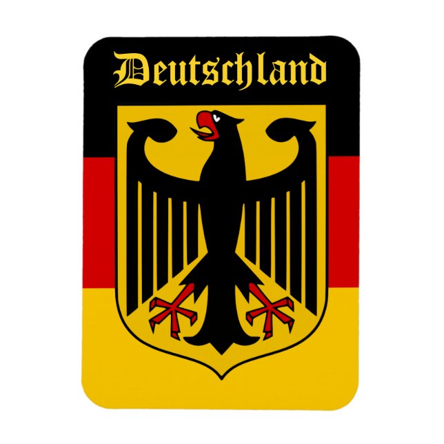 Germany flag magnet (Vertical)