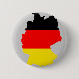 Germany flag map 6 cm round badge
