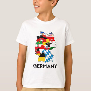 germany flag map T-Shirt