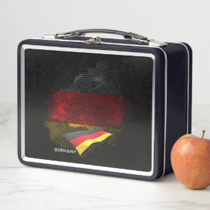 Germany flag metal lunch box