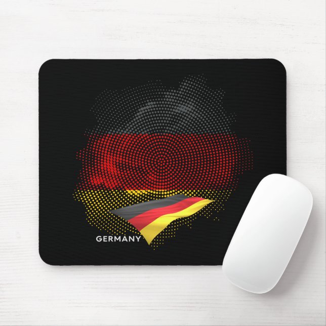 Germany flag mouse mat (With Mouse)