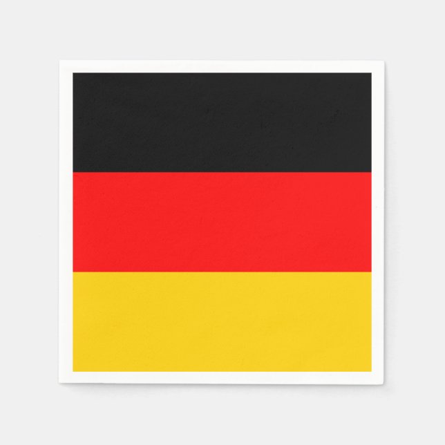 Germany Flag Napkin (Front)