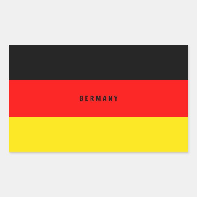 Germany - Flag of Germany Rectangular Sticker (Front)