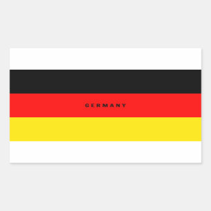 Germany - Flag of Germany Rectangular Sticker