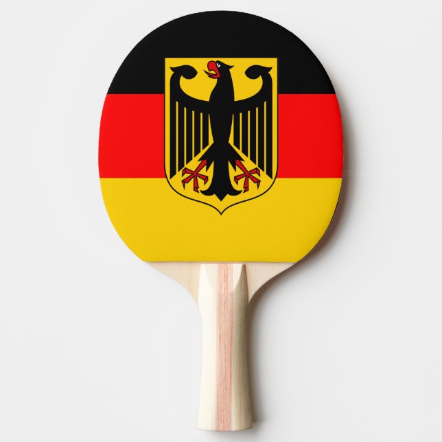 Germany Flag Ping Pong Paddle (Front)