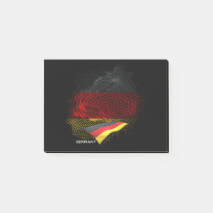 Germany flag post-it notes