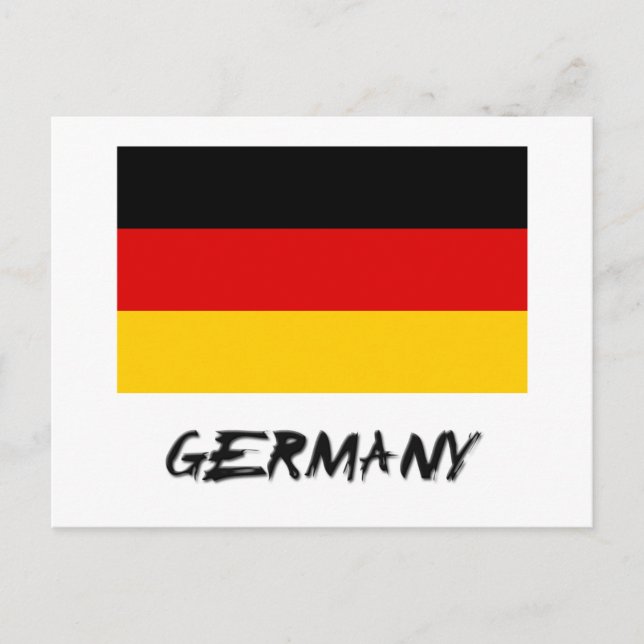Germany Flag Postcard (Front)