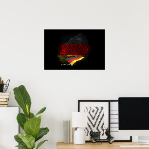 Germany flag poster