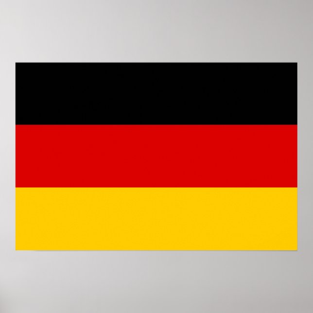 Germany flag quality poster (Front)