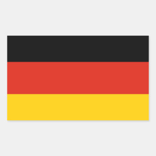 Germany Flag Rectangular Sticker