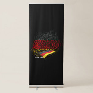 Germany flag retractable banner