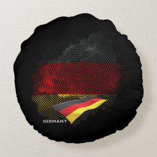 Germany flag round cushion