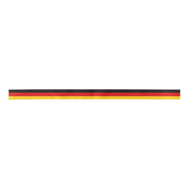 Germany flag satin ribbon (Front)