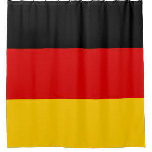 Germany flag shower curtain