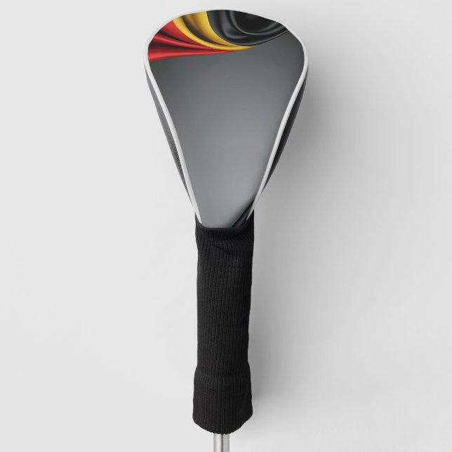 Germany flag silk texture golf head cover (Front)