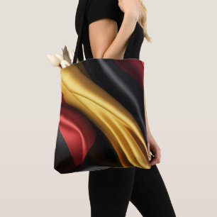 Germany flag silk texture  tote bag