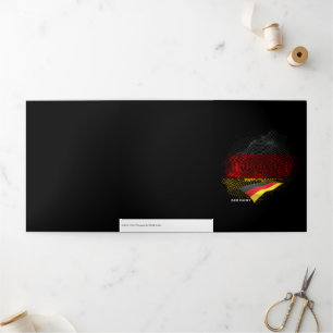Germany flag Tri-Fold card