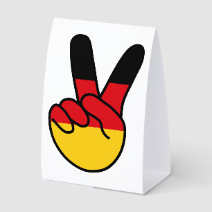 Germany Flag V Sign