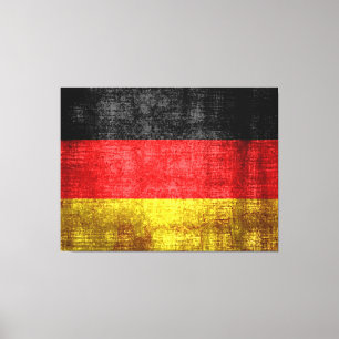 Germany Flag Vintage Canvas Print
