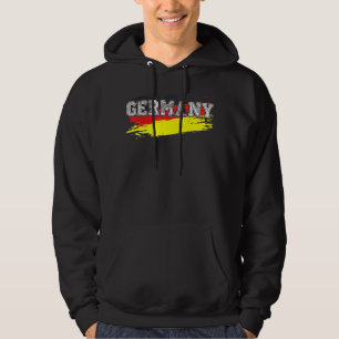Germany Flag Vintage Distressed England Retro Flag Hoodie