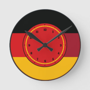 Germany  Flag Wall Clock