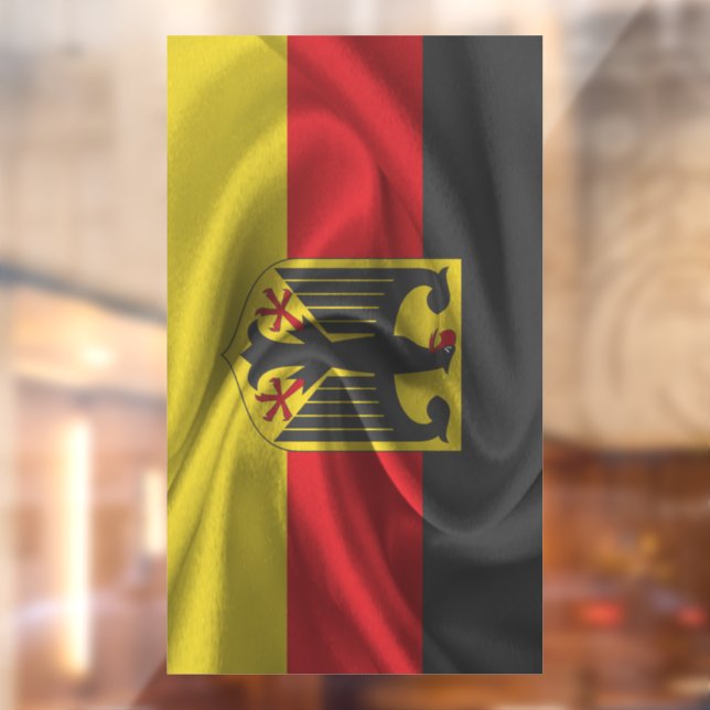 Germany Flag Window Cling (Sheet 2)