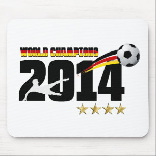 Germany Flag World Champion 2014 Soccer Mouse Mat