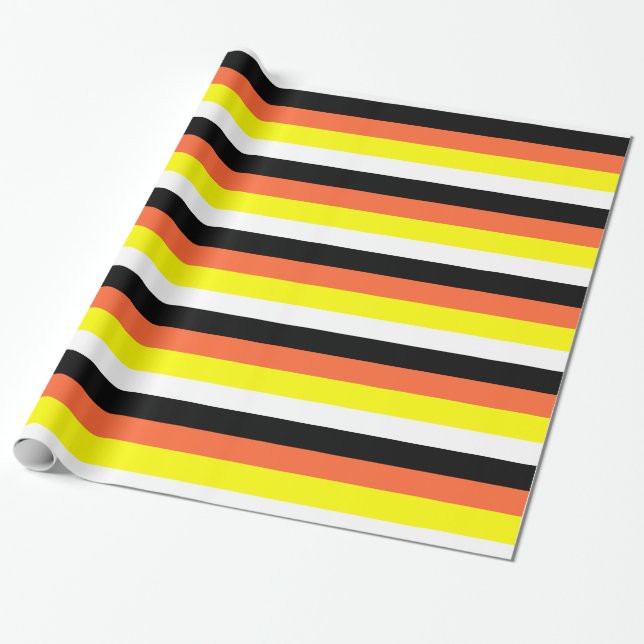 Germany Flag Wrapping Paper (Unrolled)