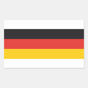 Germany Flag x20 stickers german rectangle flag