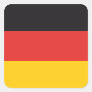 Germany Flag x20 stickers german square flag