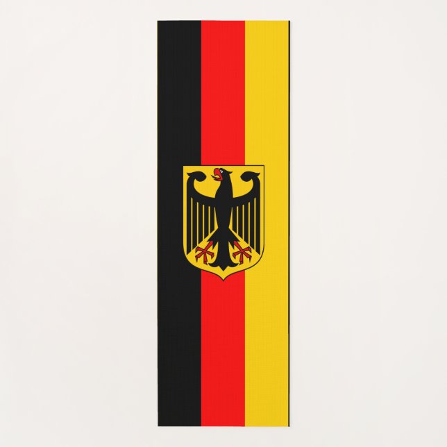 Germany Flag Yoga Mat (Front)