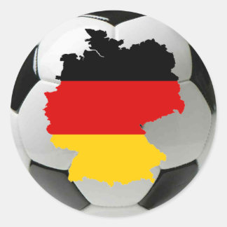 Germany football classic round sticker