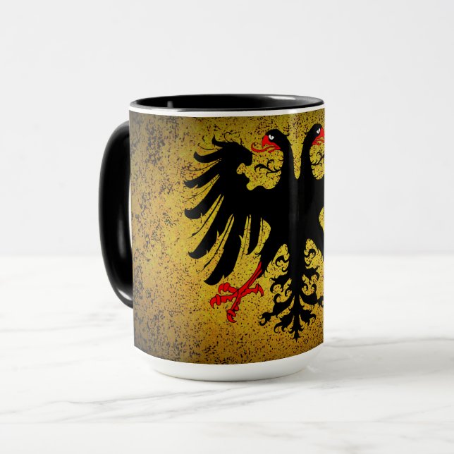 Germany forever/German empire flag double eagle Co Mug (Front Left)