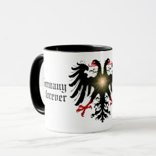 Germany forever/German empire flag double eagle Co Mug