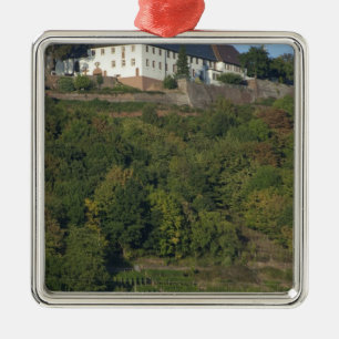 Germany, Franconia, Wertheim. Special hillside Metal Tree Decoration