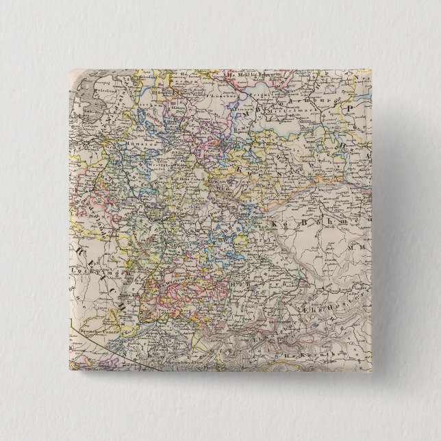 Germany from 1649 to 1792 15 cm square badge (Front)