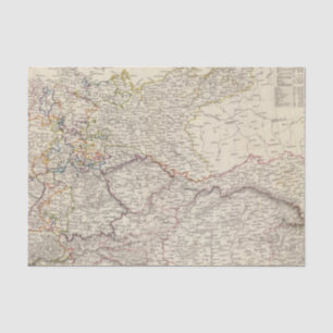 Germany general map tissue paper