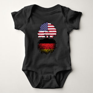 Germany German American USA United States America Baby Bodysuit