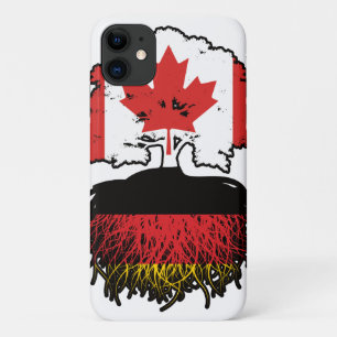Germany German Canadian Canada Tree Roots Flag iPhone 11 Case