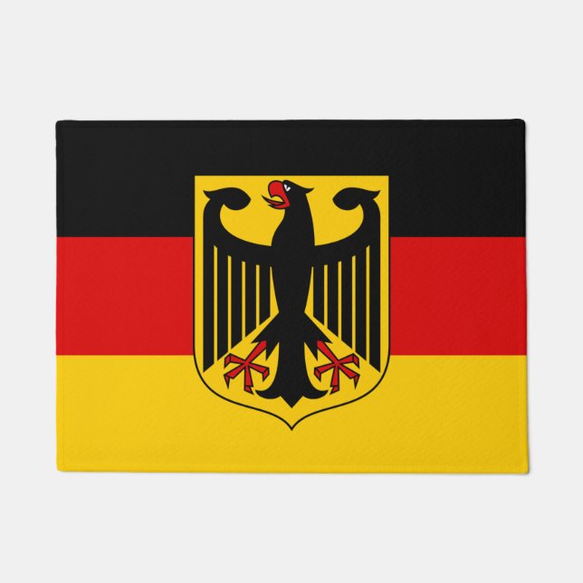Germany & German Flag house mats /sports fan (Front)