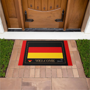 Germany & German Flag house mats /sports Welcome