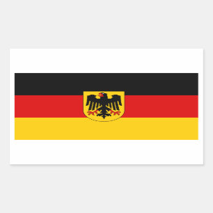 Germany/German Flag Rectangular Sticker