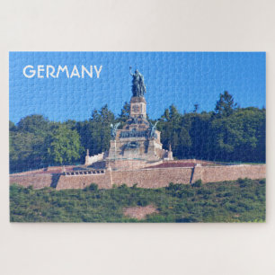 Germany: Germania statue, Rudesheim Jigsaw Puzzle