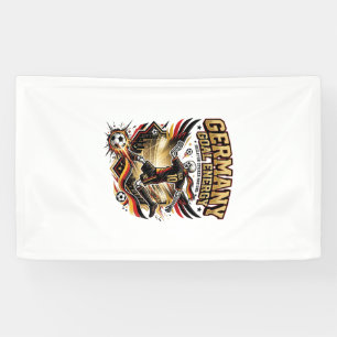 Germany Goal Energy Skeleton Striker Nations Bold Banner