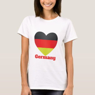 Germany Heart Flag T-Shirt