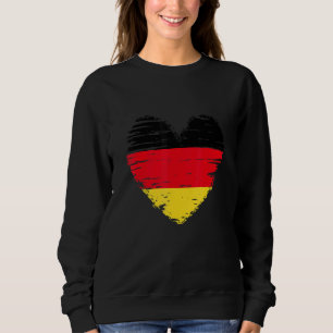 Germany Heart German Flag German Pride Sweatshirt